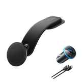 Anker Nano Car Mount (Magnetic, Detachable Pad) and Anker 323 Charger (52.5W) with USB-C to USB-C cable