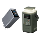 Anker 548 Power Bank (PowerCore Reserve 192Wh) and Anker Prime Charger (100W, 3 Ports, GaN)