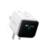 Anker Nano Charger (45W, Smart Display, 180° Foldable)