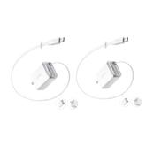 Anker Nano Charger (35W, Built-In Retractable USB-C Cable) —2- Pack