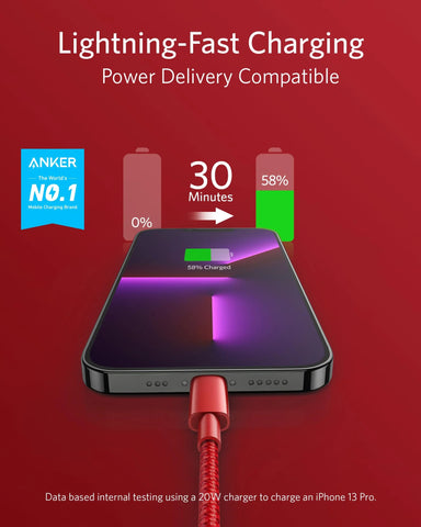 Anker 331 USB-C to Lightning Cable