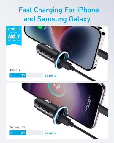 Anker 323 Car Charger (52.5W)