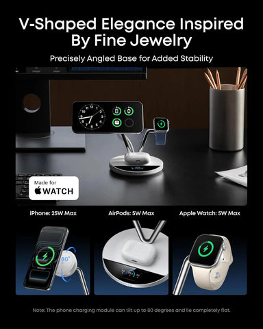 Anker Prime Wireless Charging Station (3-in-1, MagGo, AirCool, Dock Stand)