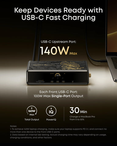 Anker Prime Docking Station (14-in-1, Triple Display, DisplayLink) with DL7400