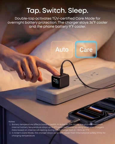 Anker Nano Charger (45W, Smart Display, 180° Foldable)