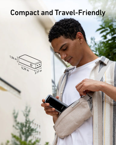 Anker MagGo Wireless Charging Station (3-in-1, Foldable Pad) and 12,000mAh Power Bank (130W)