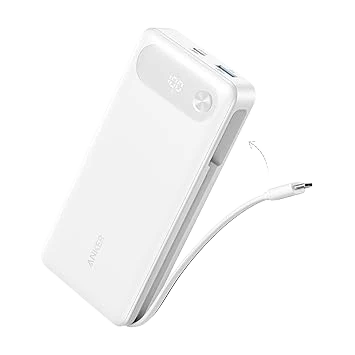 Anker Power Bank (20K, 87W, Built-In USB-C Cable)