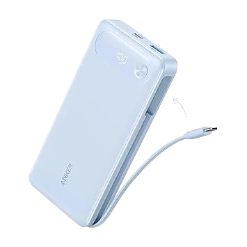 Anker Power Bank (20K, 87W, Built-In USB-C Cable)