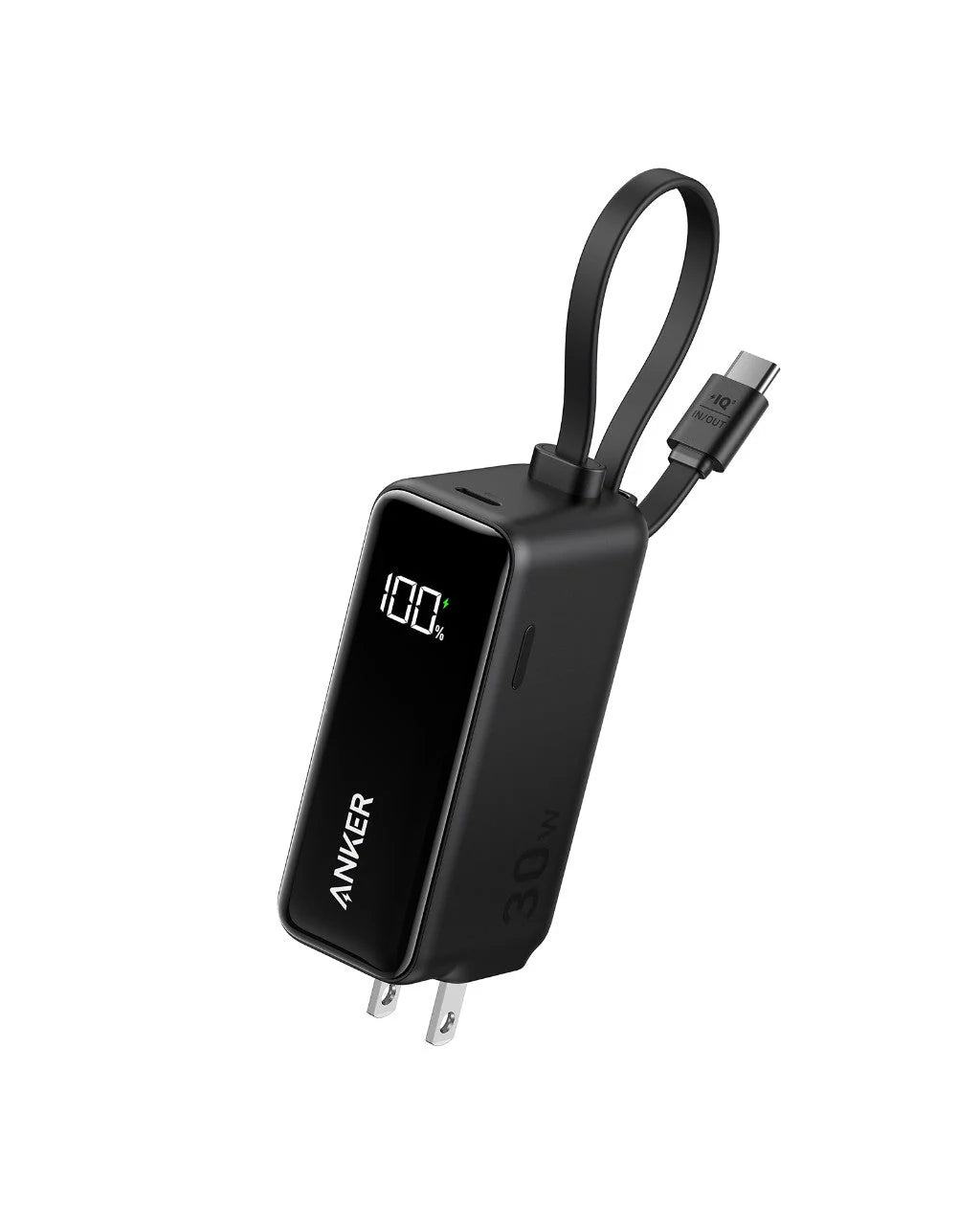 Anker Power Bank (30W, Fusion, Built-In USB-C Cable)-boa