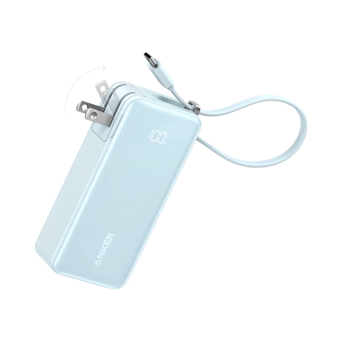 Anker Power Bank (10K, Fusion, Built-In Cable)