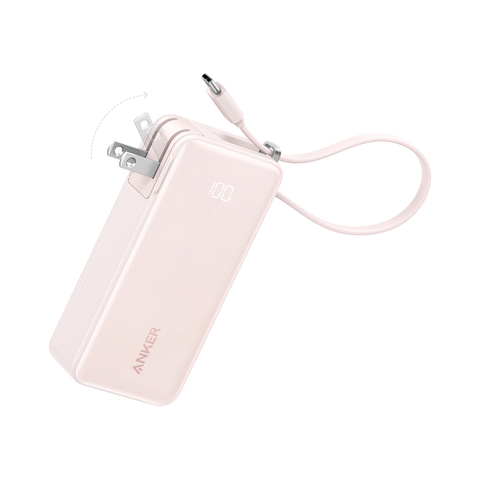 Anker Power Bank (10K, Fusion, Built-In Cable)