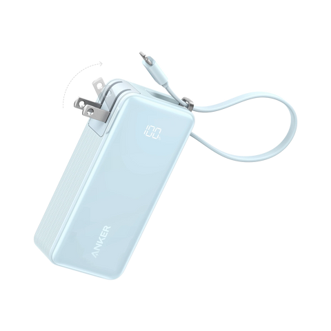 Anker Power Bank (10K, Fusion, Built-In Cable)