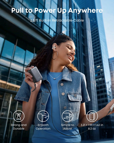 Anker Nano Charging Station (7-in-1, 100W) and Anker Nano Power Bank (10K, 45W, Built-In Retractable USB-C Cable)