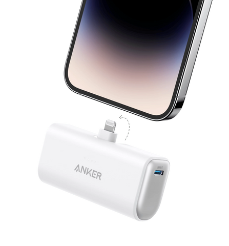 Anker Nano Power Bank (12W, Built-In Lightning Connector)