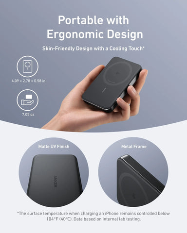 Anker MagGo Power Bank (10K, Slim)  | 2-Pack