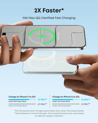 Anker Nano Power Bank (5K, MagGo, Slim)  | Customizable