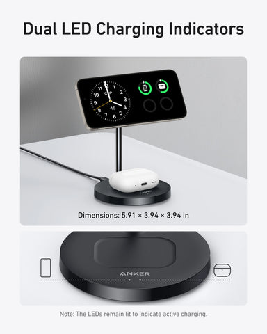 Anker MagGo Wireless Charger (2-in-1, Stand)