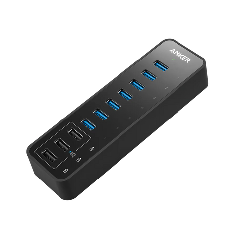 Anker 60W 10-Port USB 3.0 Data Hub