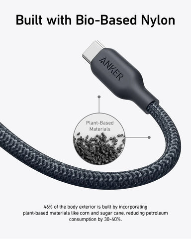 Anker 543 USB-C to USB-C Cable (Bio-Braided,6 ft)