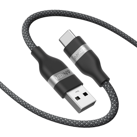 Anker USB-A to USB-C Cable (3 ft/6 ft, Upcycled-Braided)