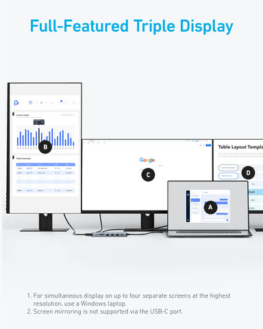 Anker USB-C Hub (14-in-1, Triple Display)