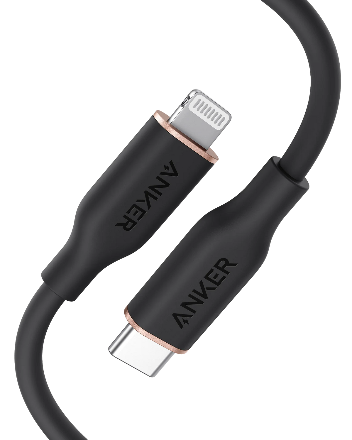 Anker 641 USB-C to Lightning Cable (Flow, 3 ft Silicone)
