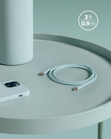 Anker 641 USB-C to Lightning Cable (Flow, 3 ft Silicone)