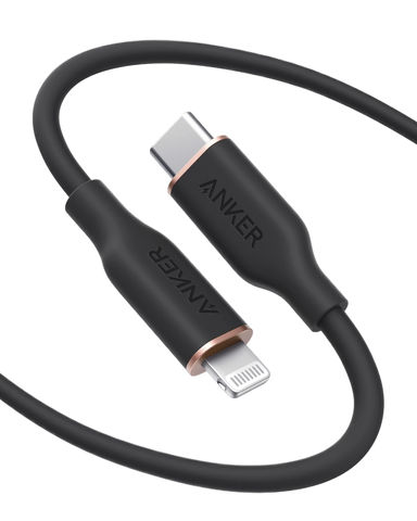 Anker 641 USB-C to Lightning Cable (Flow, 3 ft Silicone)