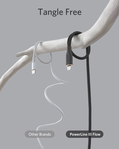 Anker 641 USB-C to Lightning Cable (Flow, 3 ft Silicone)