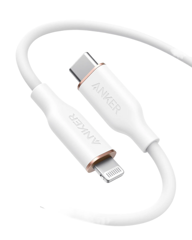 Anker 641 USB-C to Lightning Cable (Flow, 3 ft Silicone)