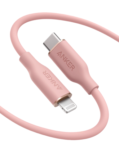 Anker 641 USB-C to Lightning Cable (Flow, 3 ft Silicone)