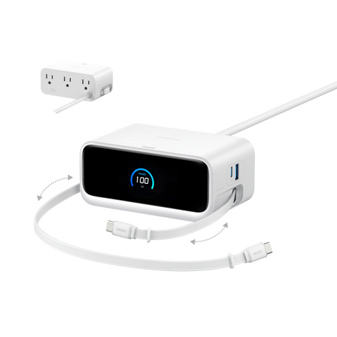 Anker Nano Charging Station (7-in-1, 100W) and Anker Nano Power Bank (10K, 45W, Built-In Retractable USB-C Cable)