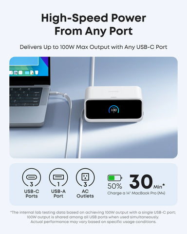 Anker Nano Charging Station (7-in-1, 100W) and Anker USB-A to USB-C Cable