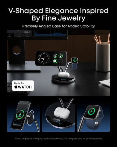 Anker Prime Wireless Charging Station (3-in-1, MagGo, AirCool, Dock Stand)