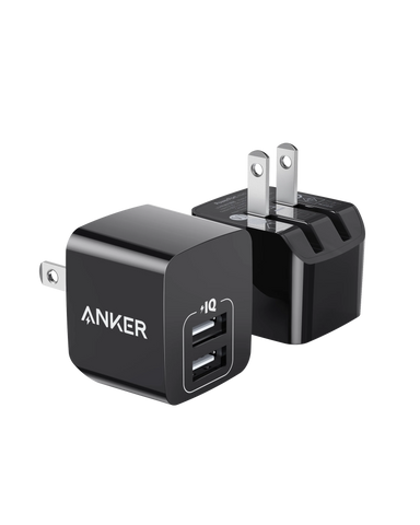 Anker Dual-Port 12W Wall Charger (2-Pack)