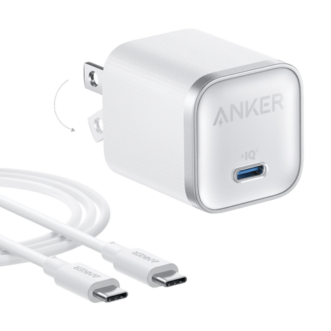 Anker Nano Charging Station (7-in-1, 100W) and Anker Nano Charger (45W) with Cable