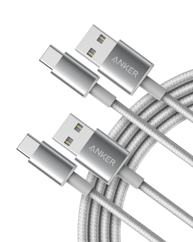 Anker Premium Nylon USB-C to USB-A Cable (2-Pack)