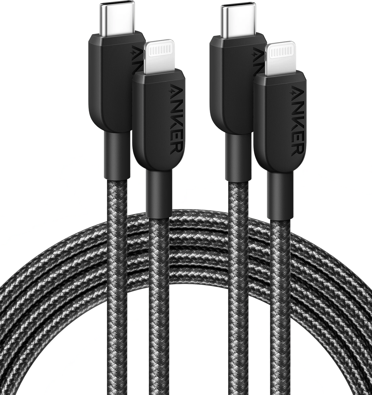 Anker 310 USB-C to Lightning Cable (6 ft, 2-Pack)