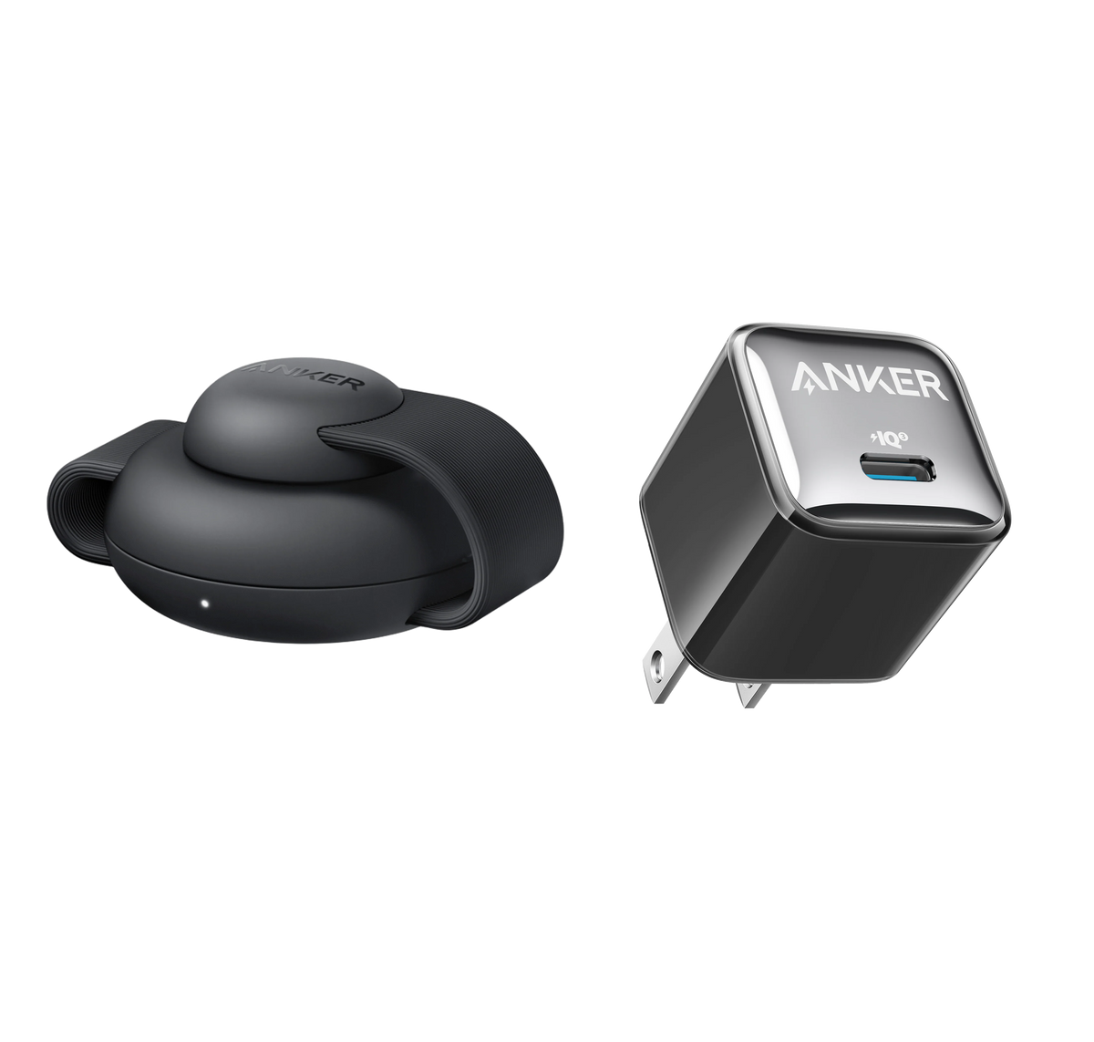 Anker MagGo Wireless Charging Station (3-in-1, Foldable Pad)  and Anker Nano Charger (20W)
