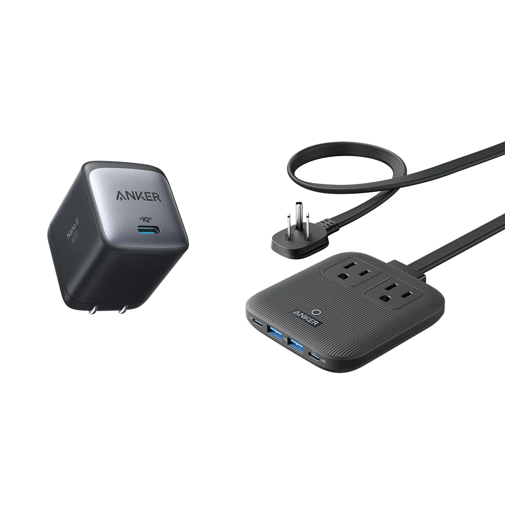 Anker 715 Charger (Nano II 65W) and Anker Nano Charging Station (6-in-1, 67W)