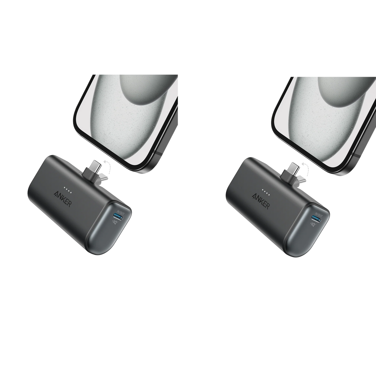 Anker Nano Power Bank (22.5W, Built-In USB-C Connector)-2 Pack