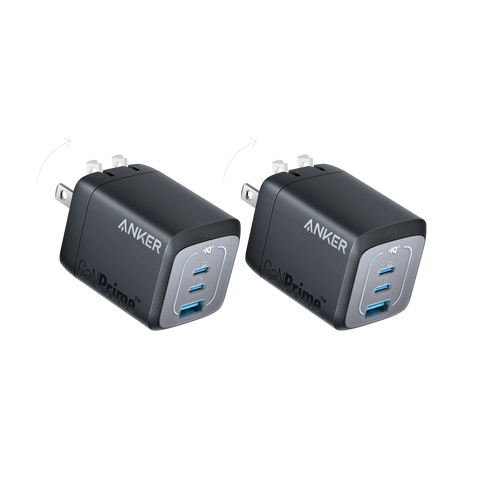 Anker Prime 67W GaN Wall Charger (3 Ports) 2-Pack