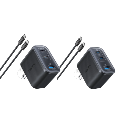 Anker Nano Charger (70W, 3 Ports) -2 Pack