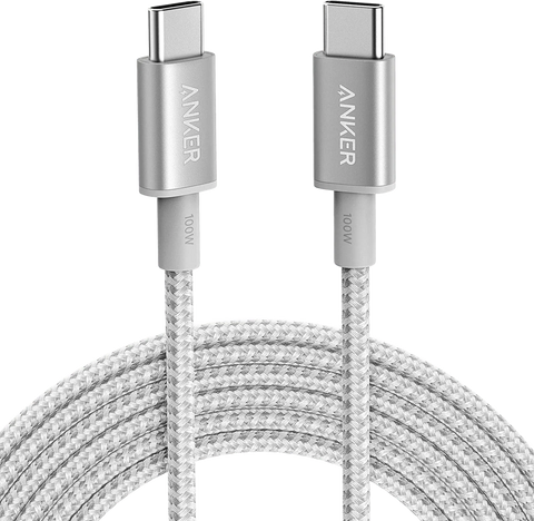 New Nylon USB-C to USB-C 100W Cable (10 ft)