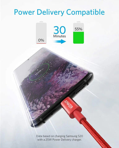 Anker Prime 6-in-1 Charging Station (140W) and 2 Pack Anker New Nylon USB-C to USB-C Cable (3 ft)