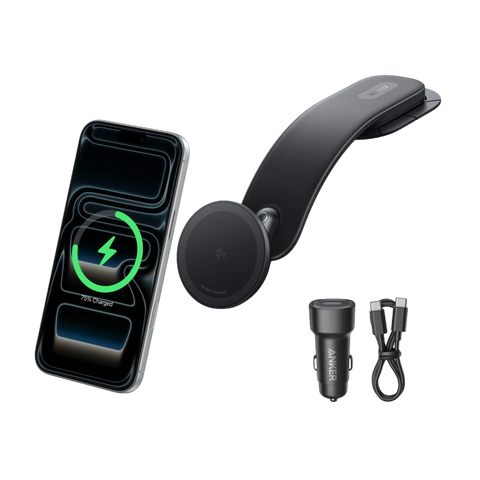 Anker Nano Wireless Car Charger (Magnetic, Detachable Pad)