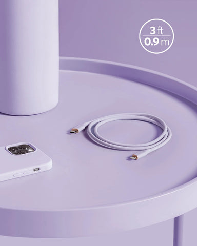 Refurbished Anker 641 USB-C to Lightning Cable (Flow, Silicone)