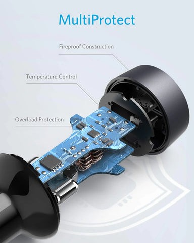 Anker PowerDrive III Duo USB-C Car Charger