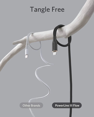 Anker 641 USB-C to Lightning Cable (Flow, 3 ft Silicone)