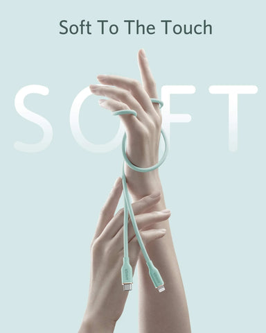 Refurbished Anker 641 USB-C to Lightning Cable (Flow, Silicone)